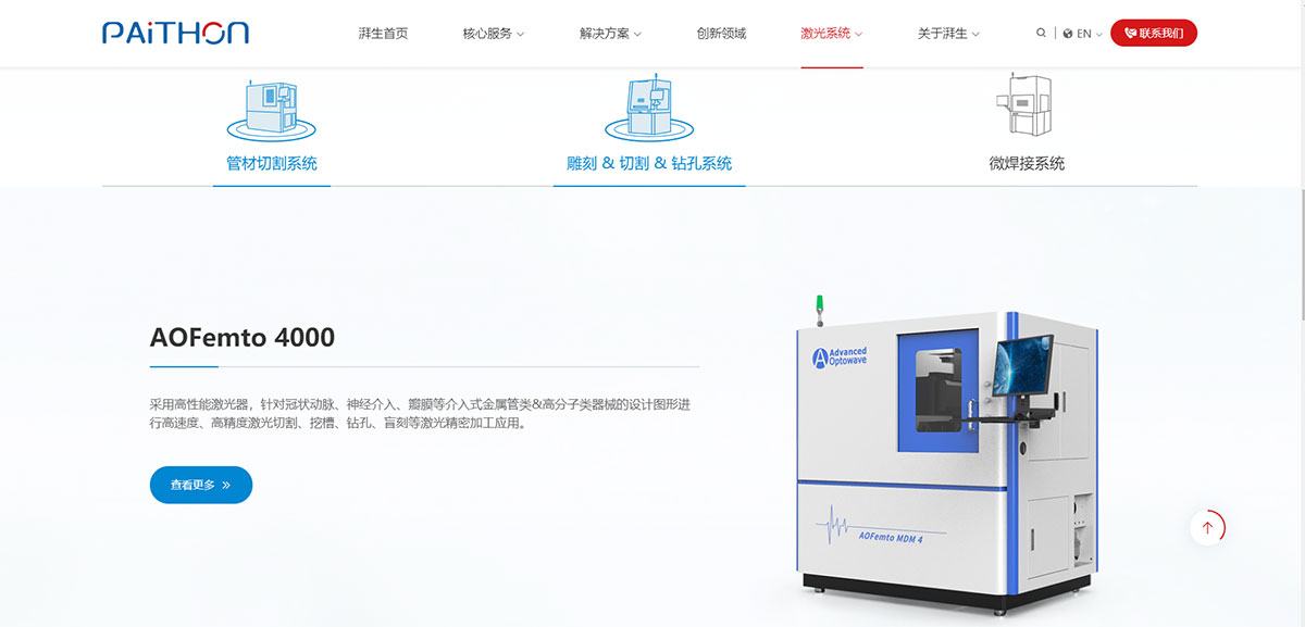 湃生科技網(wǎng)站建設(shè)效果圖